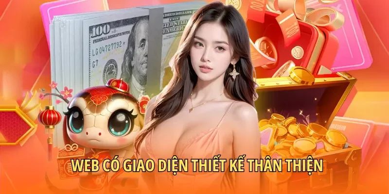 Web có giao diện thiết kế thân thiện với nhiều tính năng