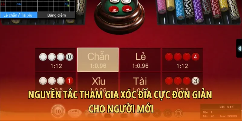 Nguyên tắc tham gia xóc đĩa cực đơn giản cho người mới
