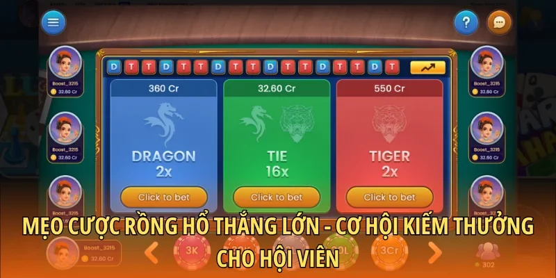 Mẹo cược Rồng Hổ thắng lớn